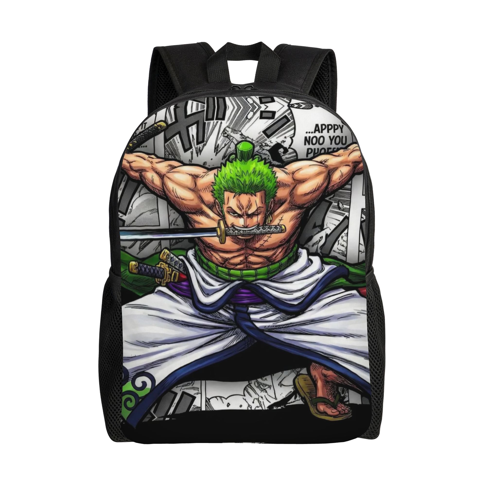 Laptop Accessories 3D Print - Mochila con estampado 3D de Zoro