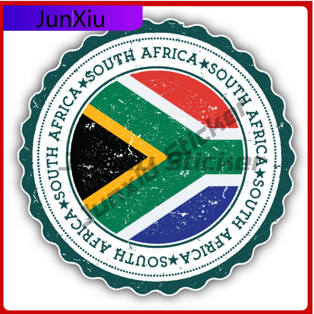 Laptop Accessories South Africa - Pegatina creativa con la bandera de