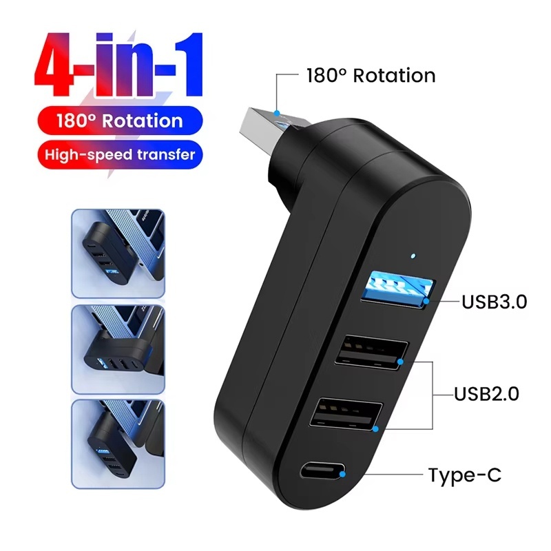 Laptop Accessories Hub - Hub USB 3.0 Mini Splitter Box