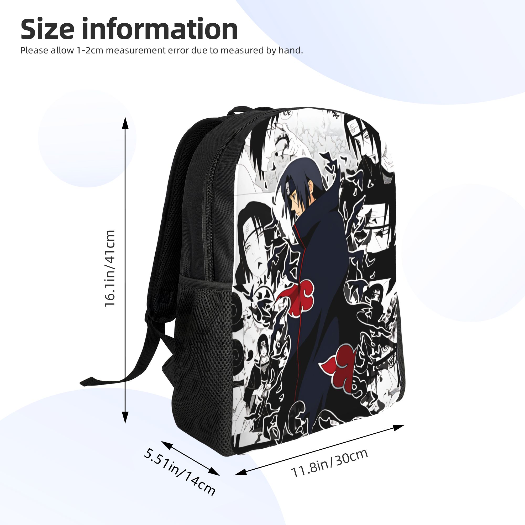 Mochila 3D de Naruto Uchiha Sa - Laptop Accessories 3D Print reseña y precio