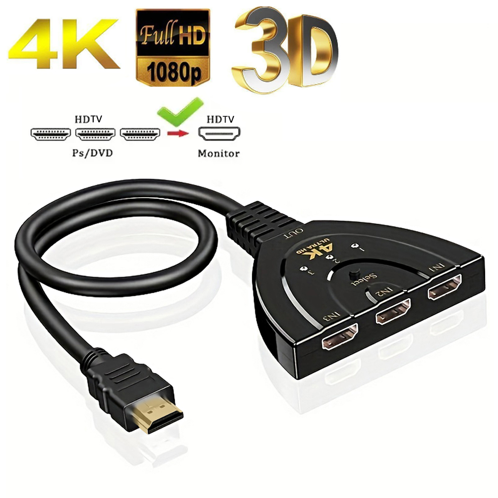 Conmutador compatible con HDTV - Laptop Accessories Hub reseña y precio