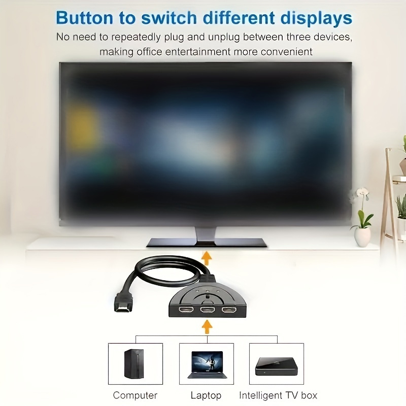 Conmutador compatible con HDTV - Laptop Accessories Hub reseña y precio
