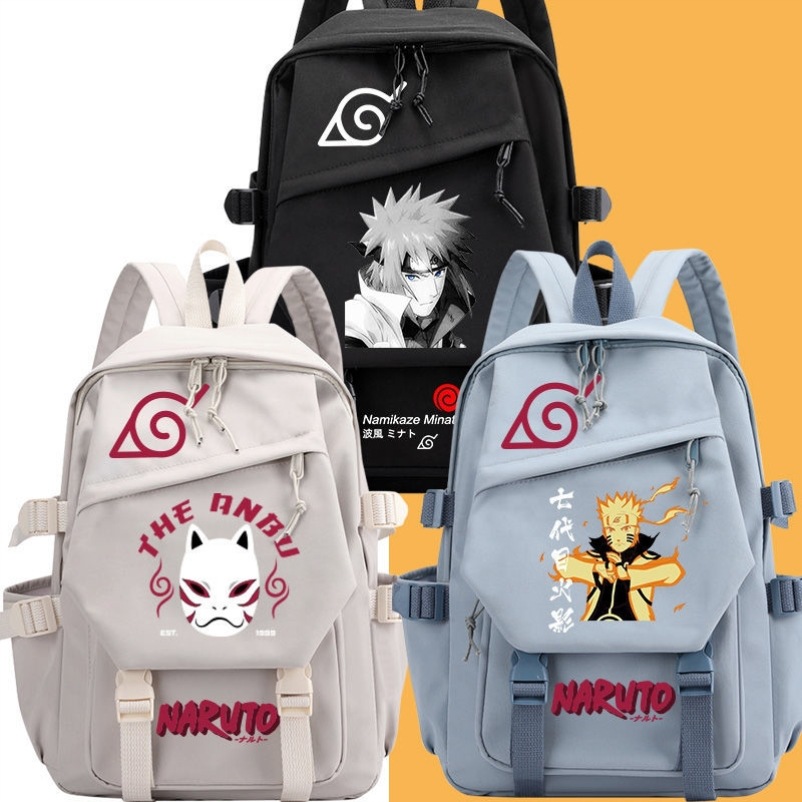 Mochila de anime Naruto Sasuke - Laptop Editing Accessories reseña y precio