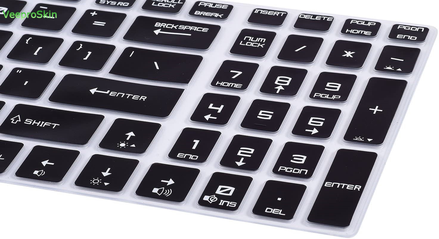 17,3 15,6 Protector de cubiert - Keyboard Cover Silicone reseña y precio