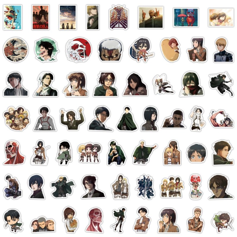 60 pegatinas de anime de Attac - Laptop Accessories And Parts reseña y precio