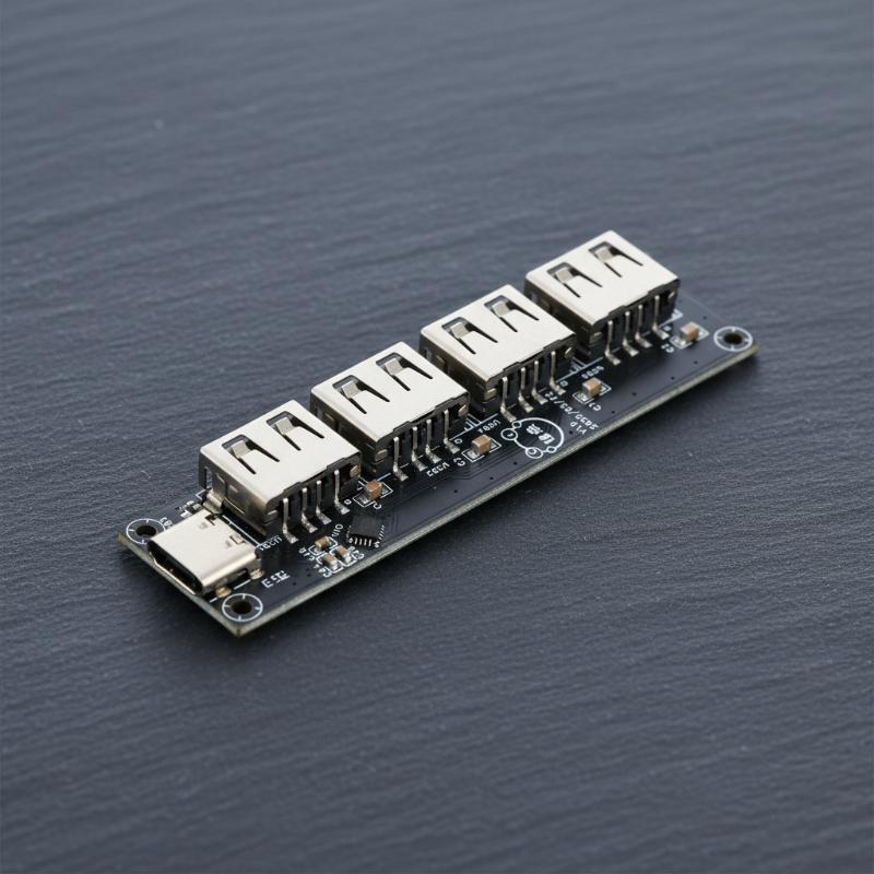 Hub USB 2.0 de 4 Puertos, Adap - Laptop Accessories Hub reseña y precio
