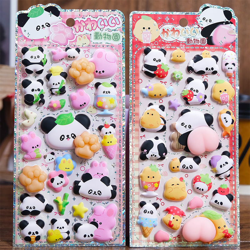 Adhesivos 3D de Panda y Pollit - Laptop Editing Accessories reseña y precio
