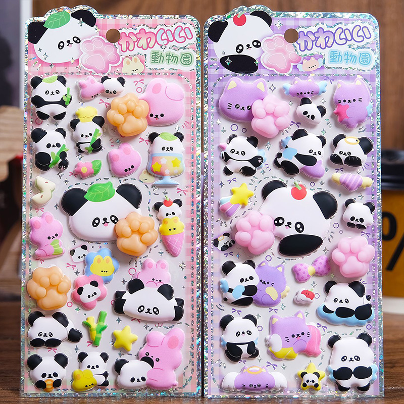 Adhesivos 3D de Panda y Pollit - Laptop Editing Accessories reseña y precio