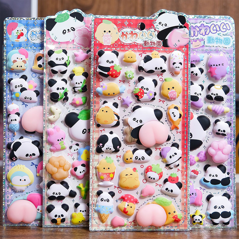 Adhesivos 3D de Panda y Pollit - Laptop Editing Accessories reseña y precio